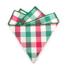 Load image into Gallery viewer, Pink & Green Pocket Square