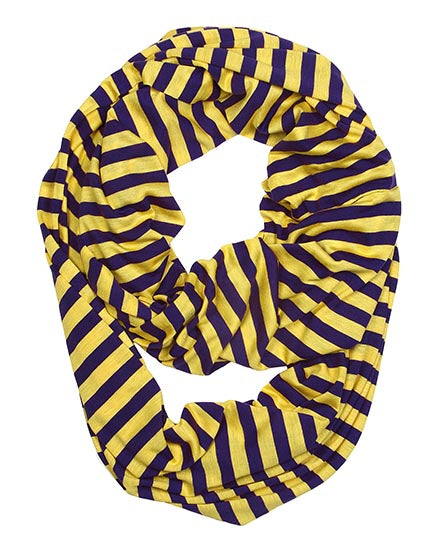 Purple/Yellow Infinity Scarf