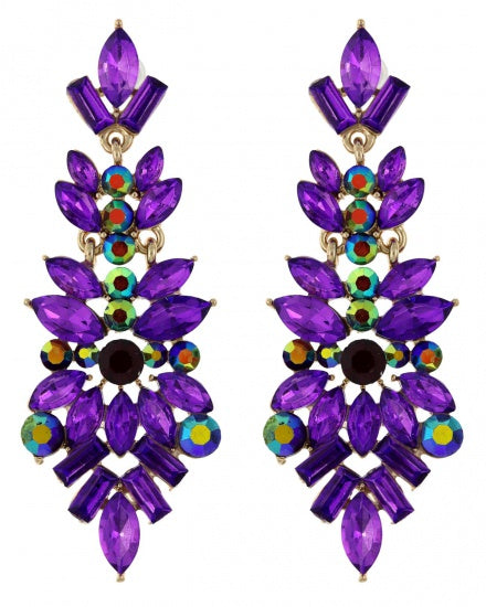 Purple Glam Earring Sets