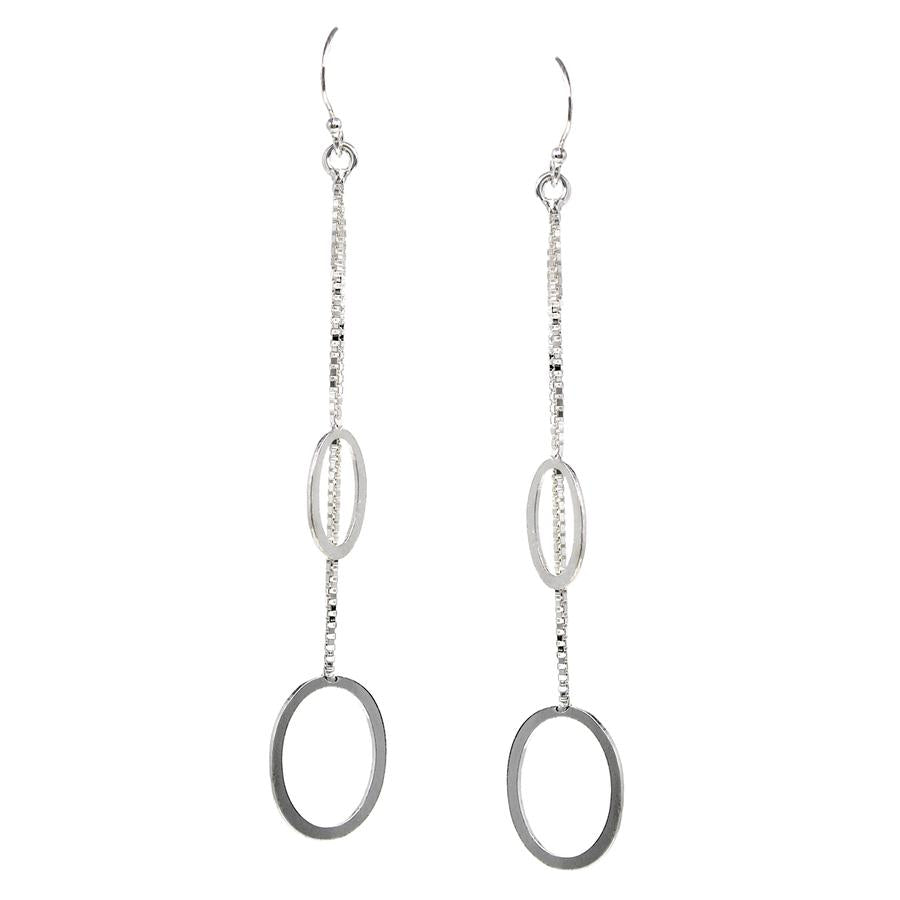 Selena Box Chain Drop Earring