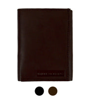 Load image into Gallery viewer, Tri-Fold Wallet (Brown)
